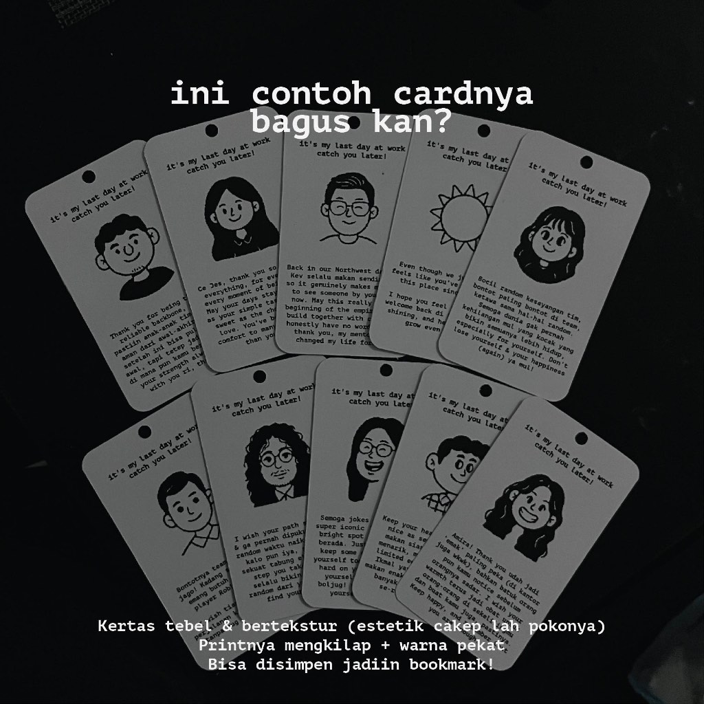 Jual Custom Illustration + Keychain Resign | Gift Farewell | Souvenir ...