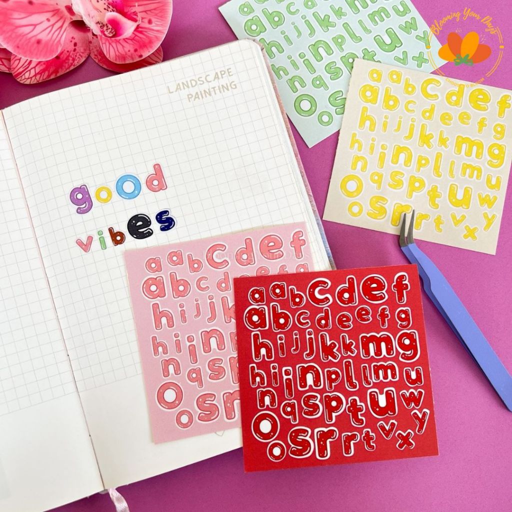 Jual Alphabet Stickers | stiker abjad | stiker abc | stiker alphabet ...