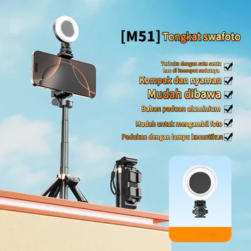 Tongsis Selfie Tripod 3 In 1 Extendable Grip Tripod Mini Selfie Stick Tongsis Tripod Bluetooth