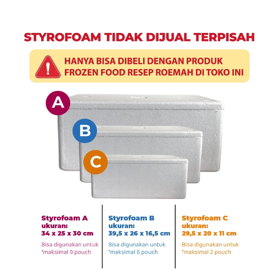EKSTRA BOX STEROFOAM
