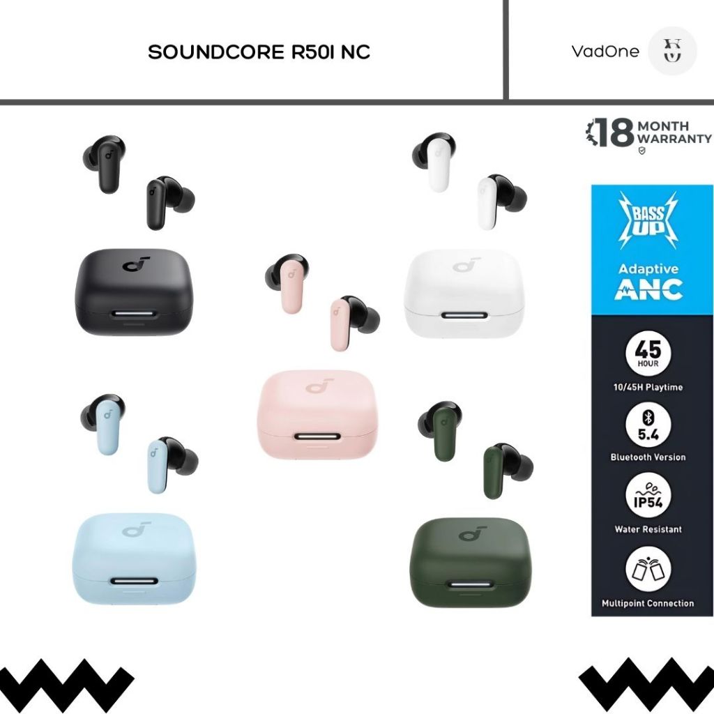 Jual Anker Soundcore R50i NC ANC True Wireless Stereo TWS Earbuds ...