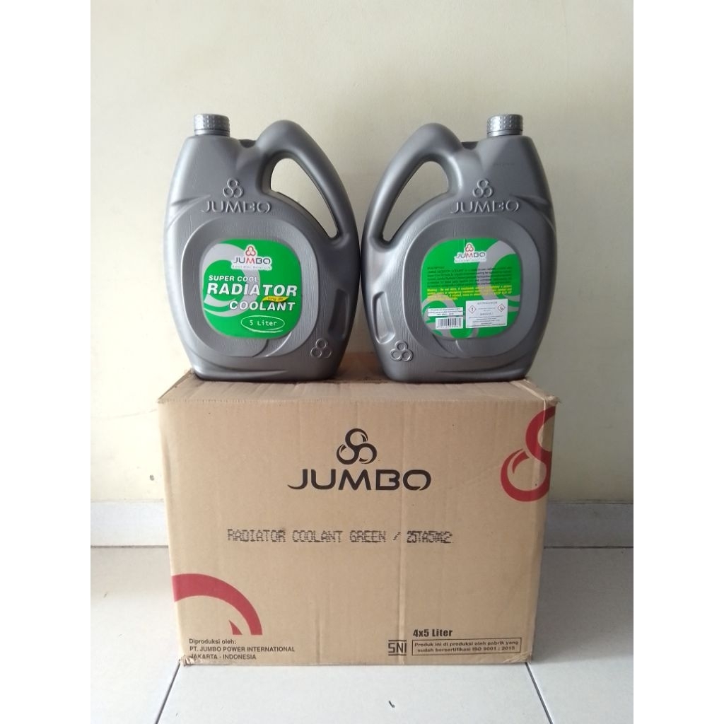 Jual JUMBO RADIATOR COOLANT GREEN READY TO USE ETHYLENE GLYCOL IAT ...