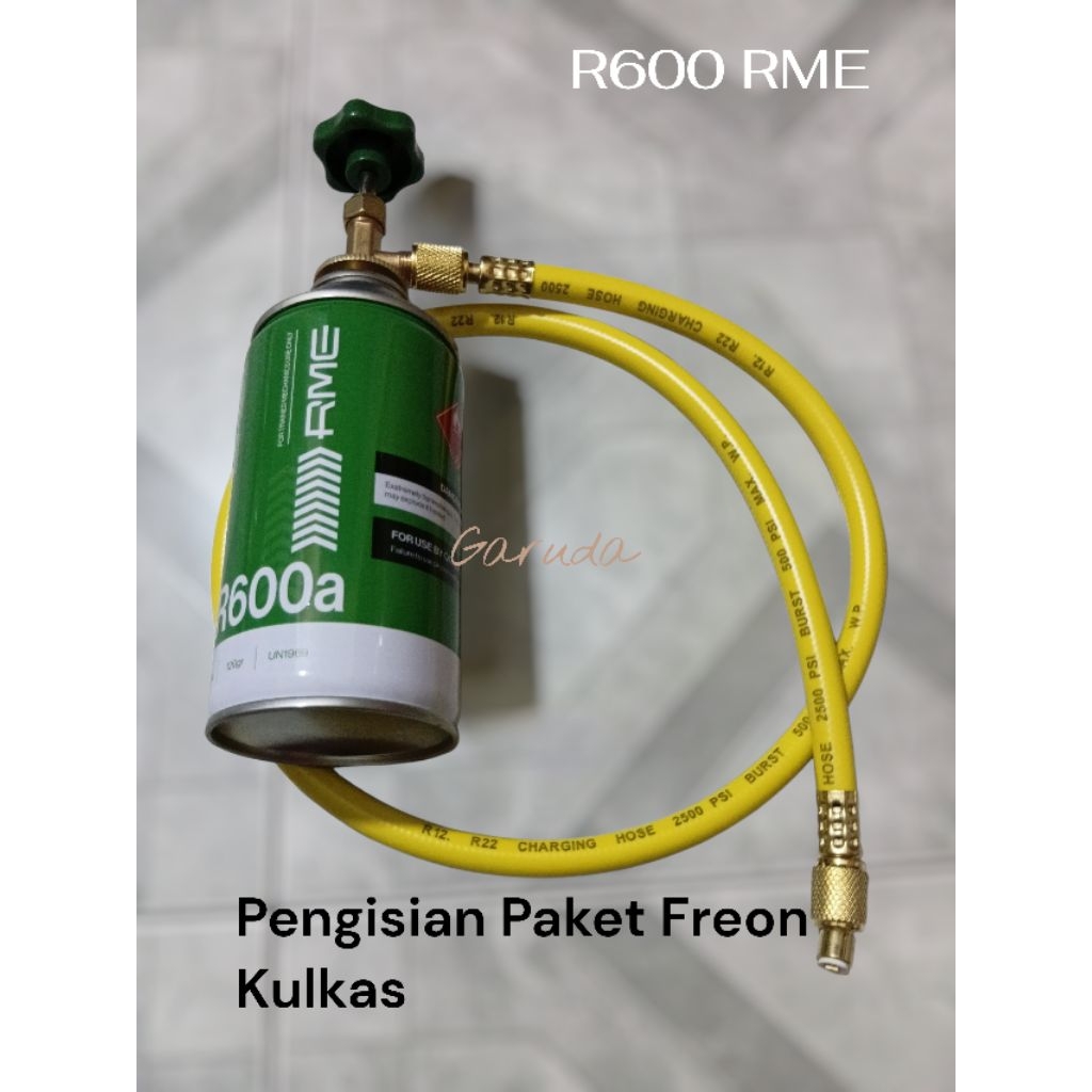 Jual Paket pengisian Freon Kulkas showcase dan Frezzer Freon RME R600 ...