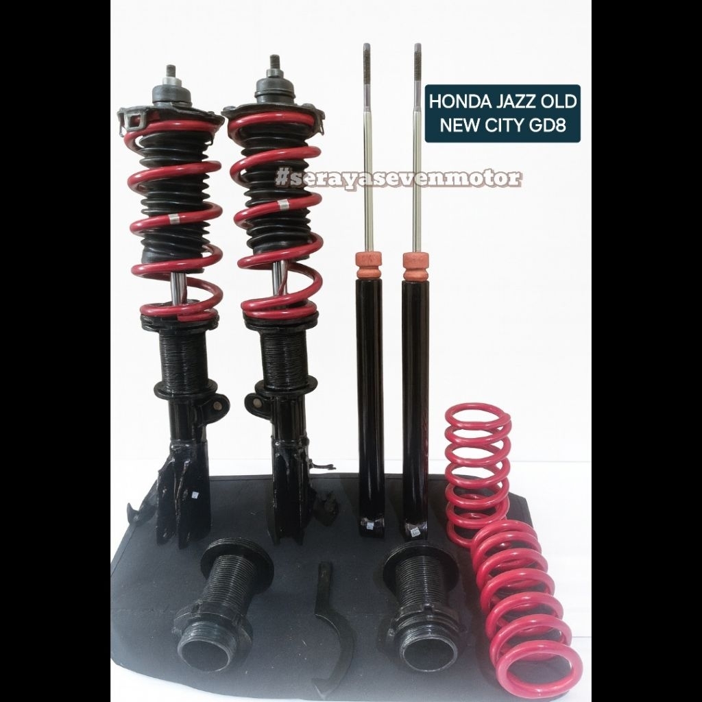 Jual coilover costum honda jazz new city gd3 gd8 bergaransi | Shopee ...