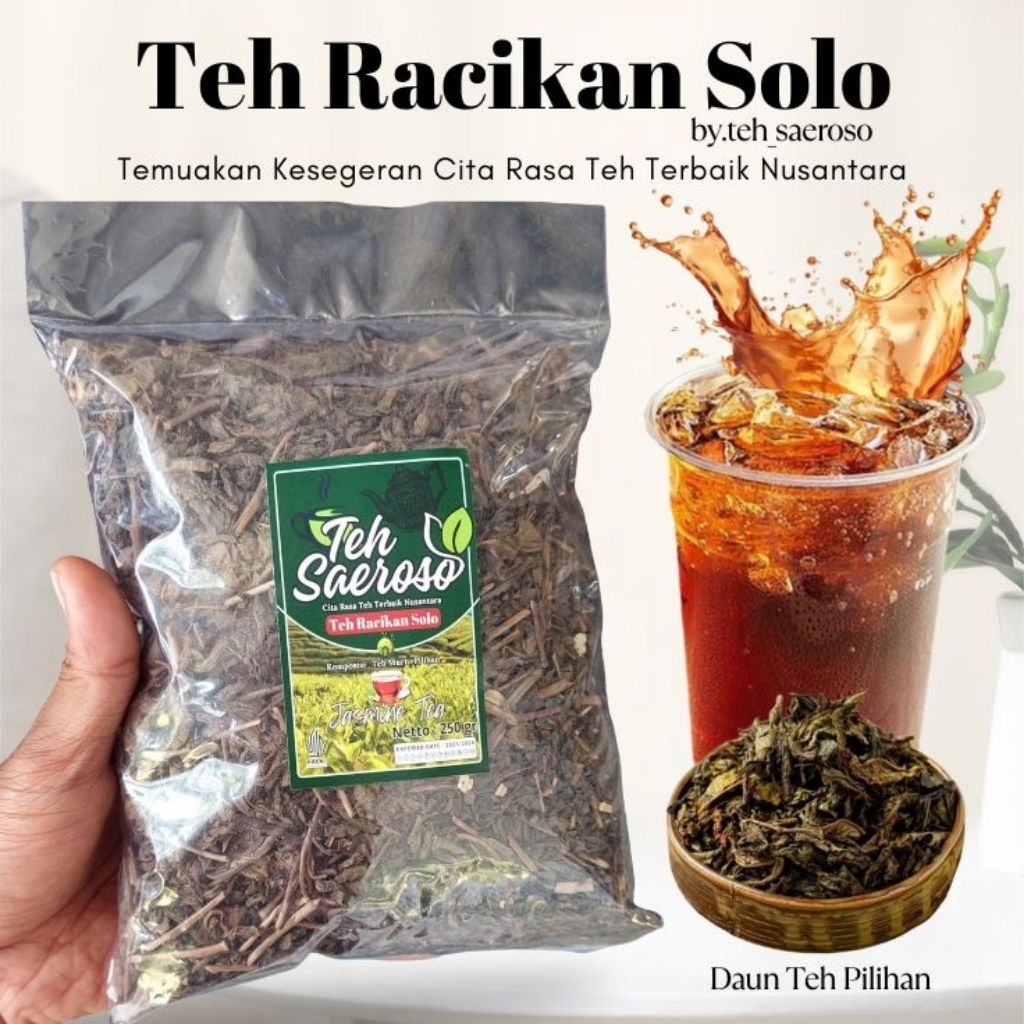 Jual Teh Saeroso 110 gr Teh Racikan Khas Solo Tubruk Melati Buat Jualan ...