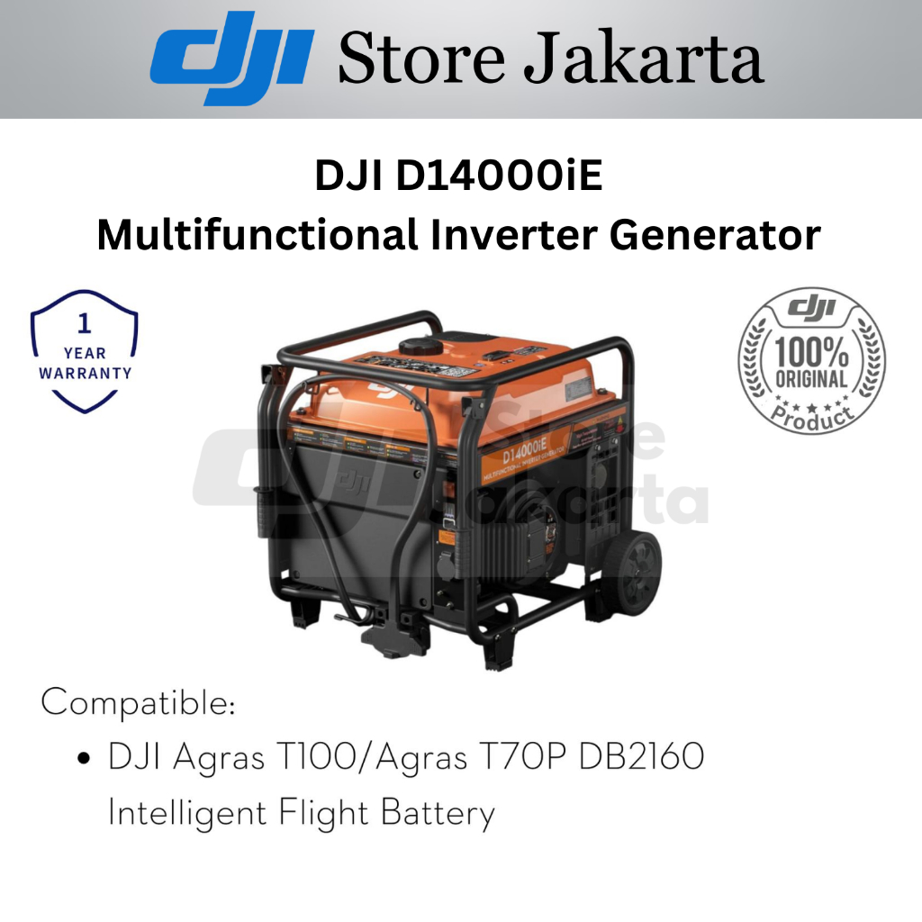 Jual DJI D14000iE Multifunctional Inverter Generator Agras T100 Agras ...