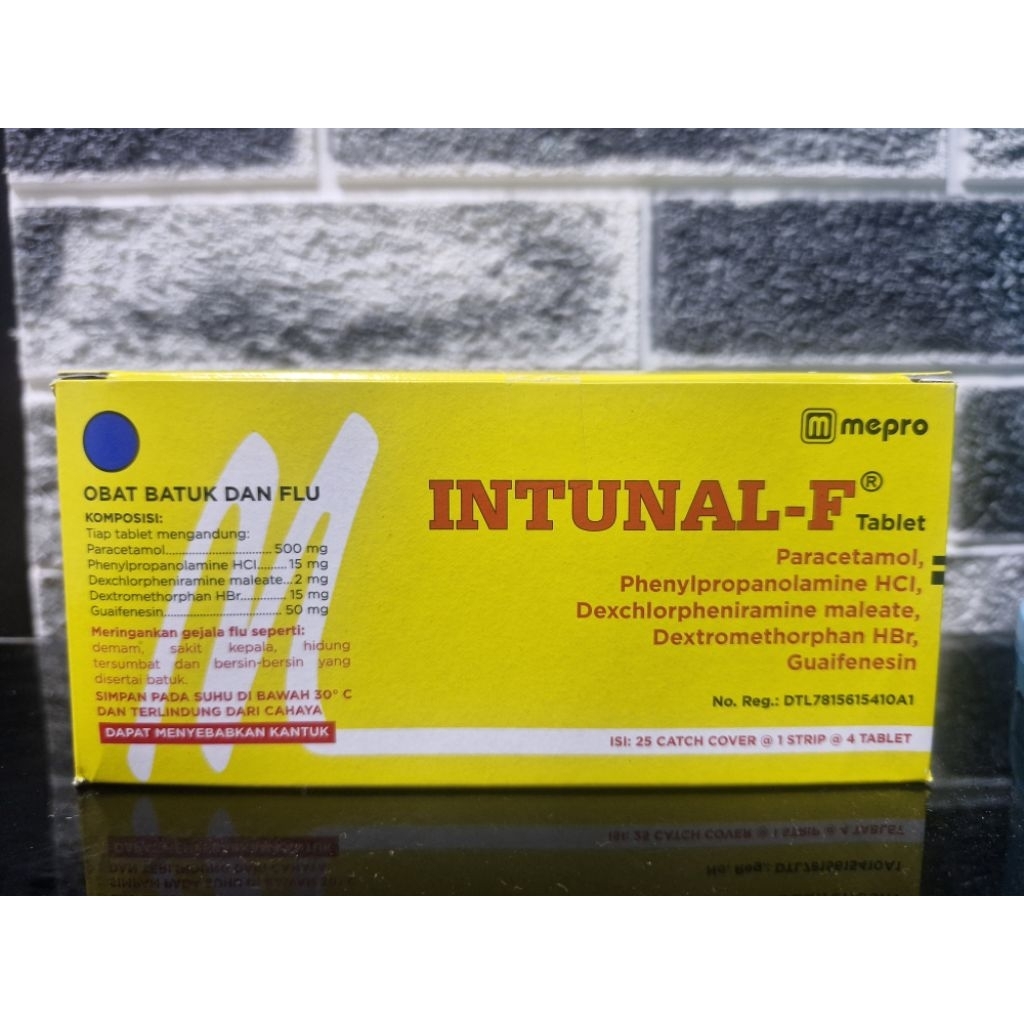 Jual Intunal f box isi 25 strip@4 kaplet | Shopee Indonesia