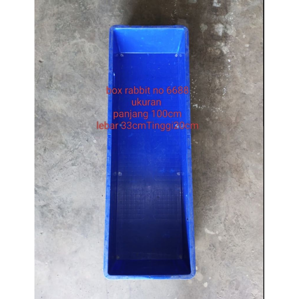 Jual box container rabbit tipe 6688 UK 100x33x20 | Shopee Indonesia