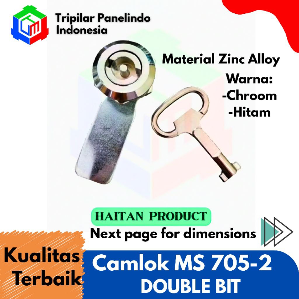 Jual Kunci Panel MS 705-2 Double Bit Cam Lock | Shopee Indonesia