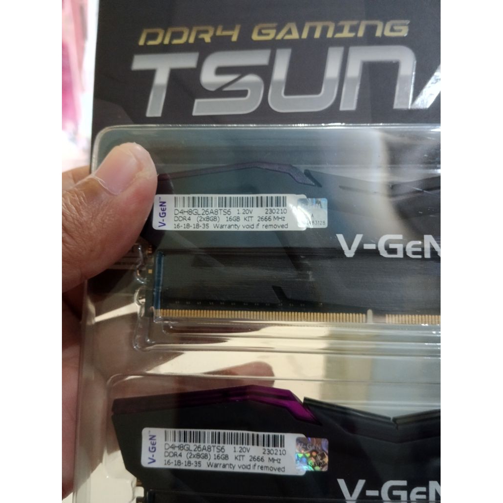 Jual Vgen tsunami 2x8 16gb 2666mhz | Shopee Indonesia