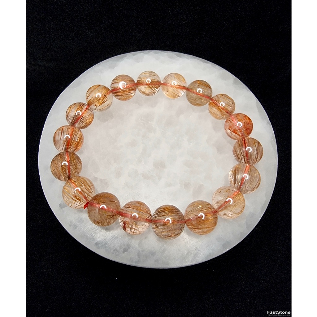 Jual Gelang Batu Bronze Rutile 5A Crystal Quartz 11.5mm F947 | Shopee ...