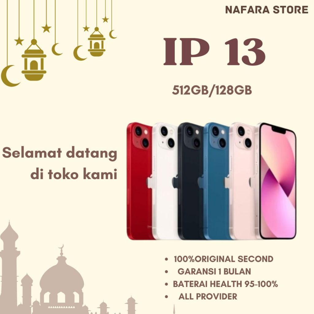 Jual IP 13 & 15 128GB 256GB 512GB Second ORIGINAL 100% MULUS FULLSET ...