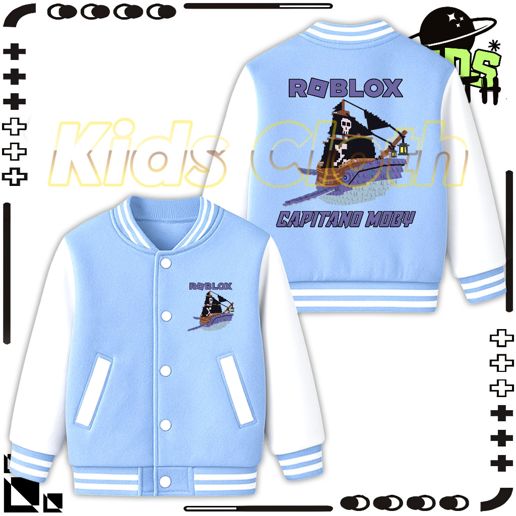 Jual JAKET BASEBALL ANAK ROBLOX CAPITANO MOBY / JAKET VARSITY ANAK ...