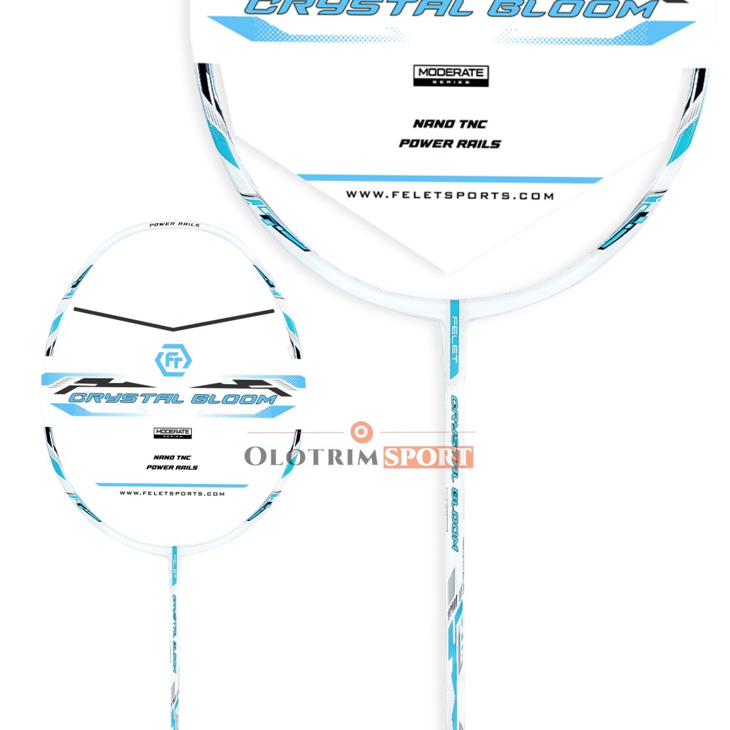 Jual Raket Badminton FELET BLOOM CHERRY CRYSTAL JADE LAVENDER 31LBS ...