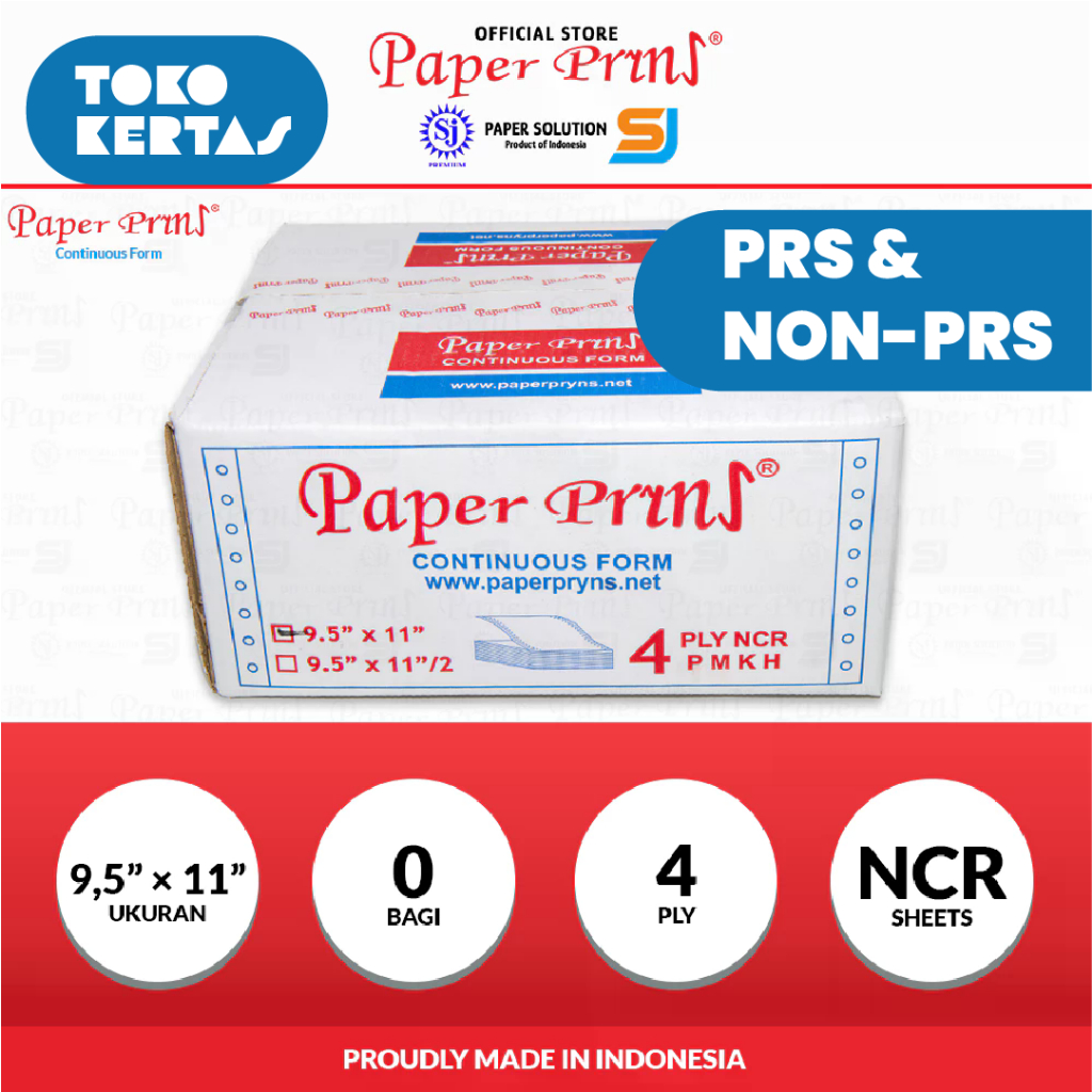 Jual PAPERPRYNS - Continuous Form 9,5