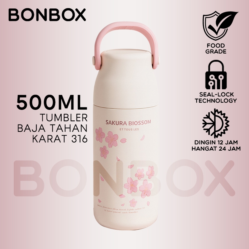 Jual [BOX EKSKLUSIF] BONBOX Tumbler Stainless Steel 316 Premium 500 mL ...