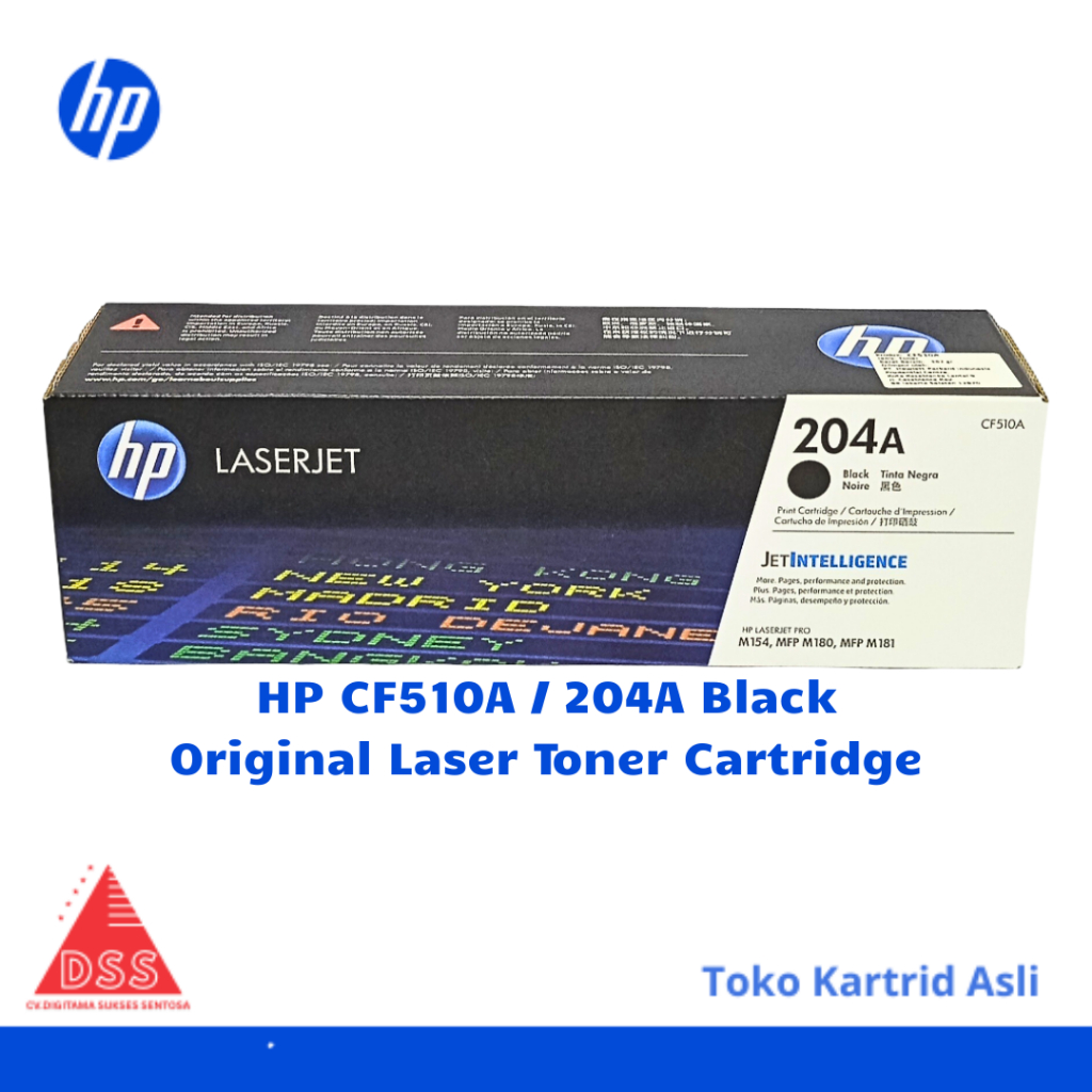 Jual HP CF510A / 204A Black Original Laser Toner Cartridge | Shopee ...