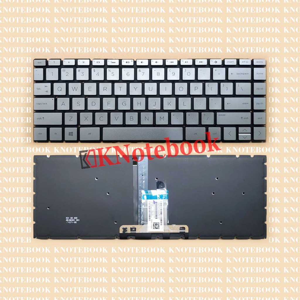 Clavier AZERTY Français Original HP - Pour Modèles 14-cf0000 à 14-cf3000 - Neuf