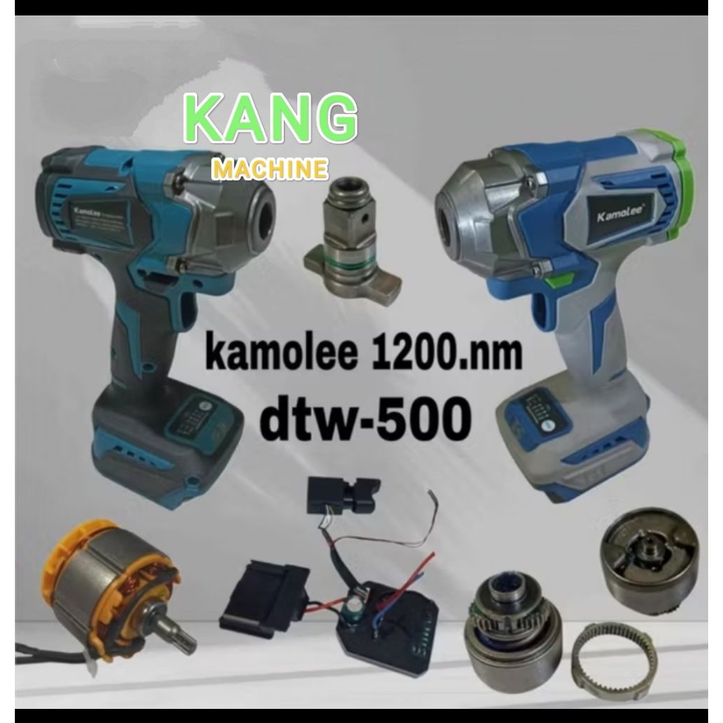 Jual sparepart impact wrench cordless Kamolee DTW500 1200nm casing body ...