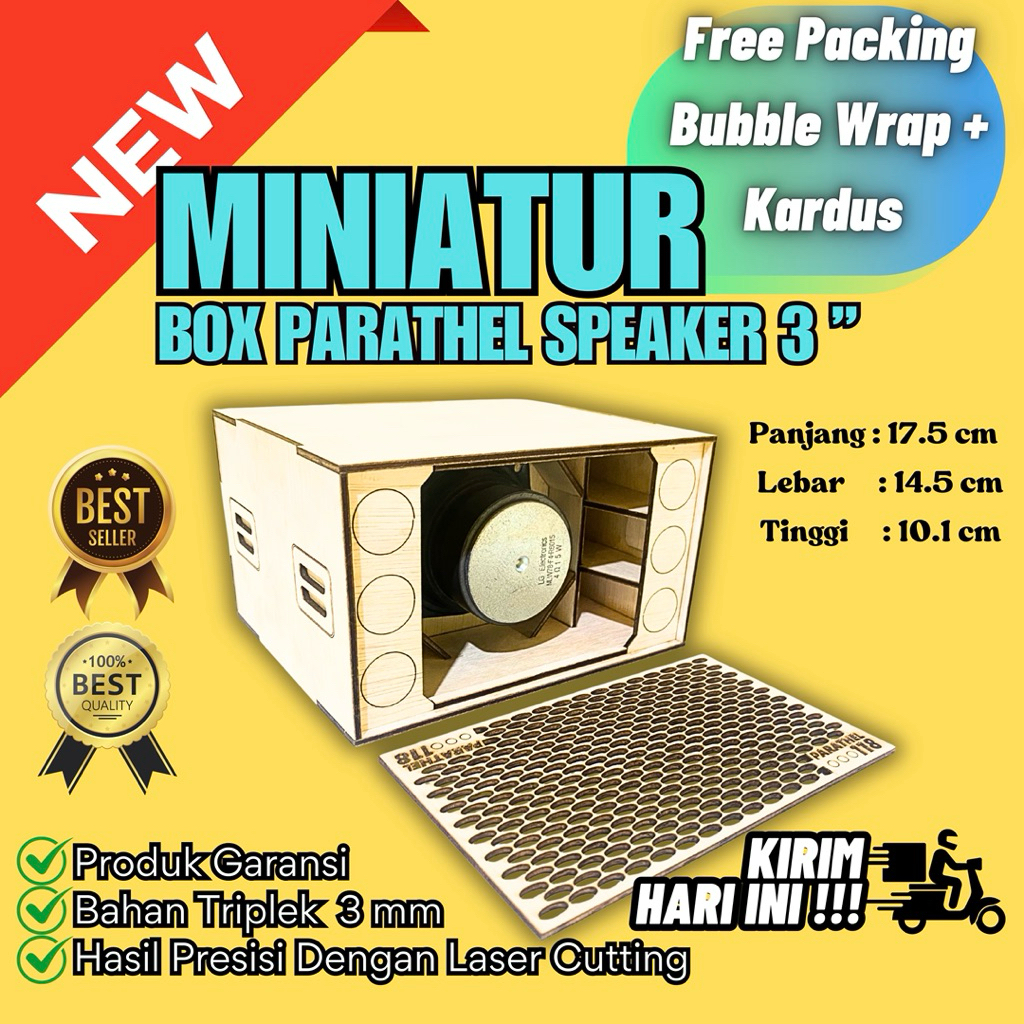 Jual Miniatur Box Parathel Speaker 3 Inch | Shopee Indonesia
