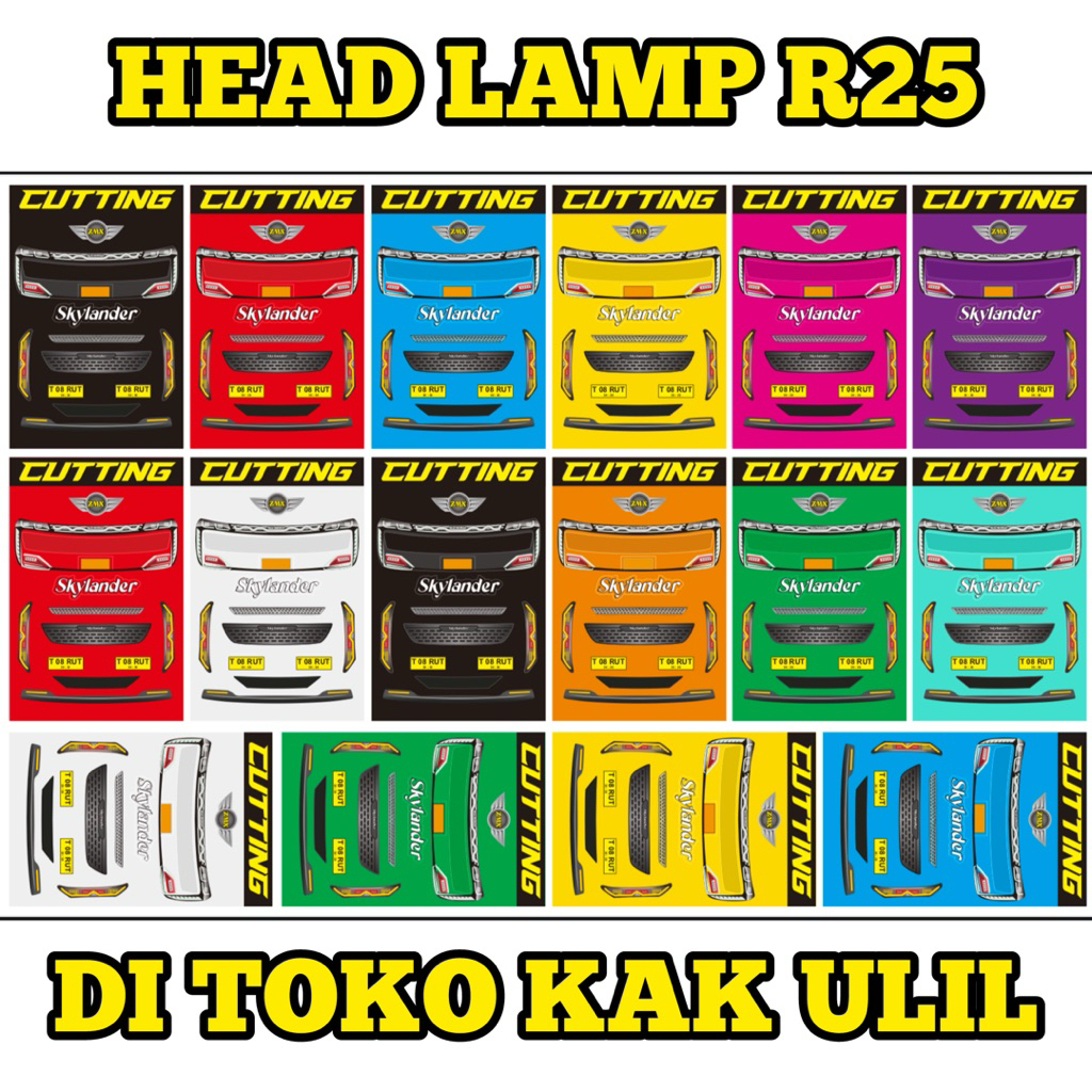 Jual HEADLAMP R25 BUS RKC - DI TOKO KAK ULIL | Shopee Indonesia