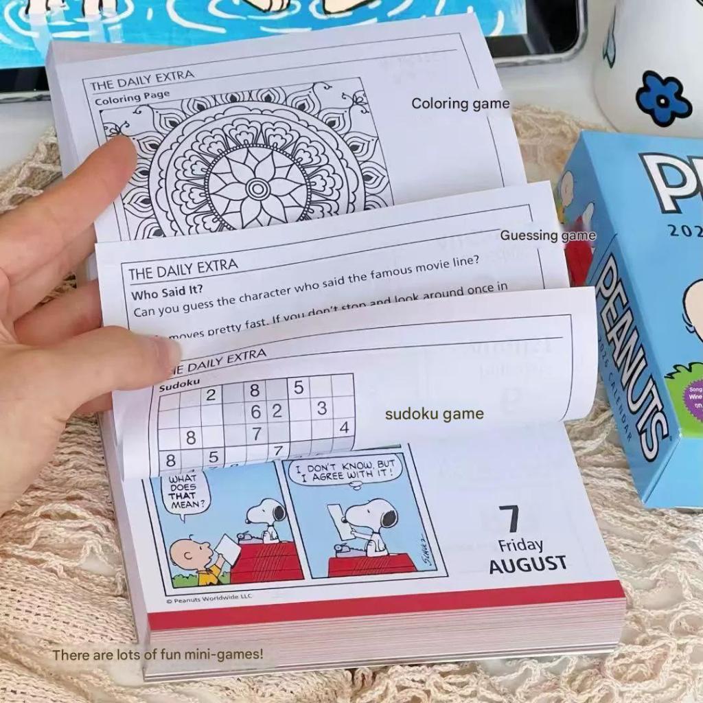 Jual KALENDER SNOOPY 2026 HARIAN / CALENDAR SNOOPY 2026 / KALENDER ...