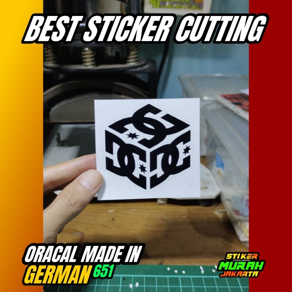 Jual STIKER DC 3 STICKER CUTTING CUSTOM TRANSPARAN | Shopee Indonesia