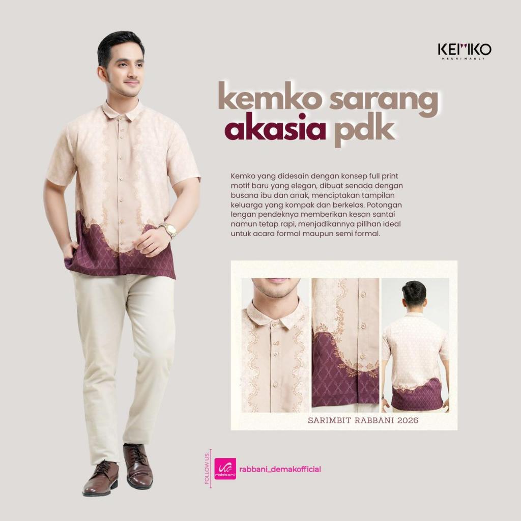 Jual RABBANI - KEMKO SARANG AKASIA - KEMEJA KOKO RABBANI - SARIMBIT ...
