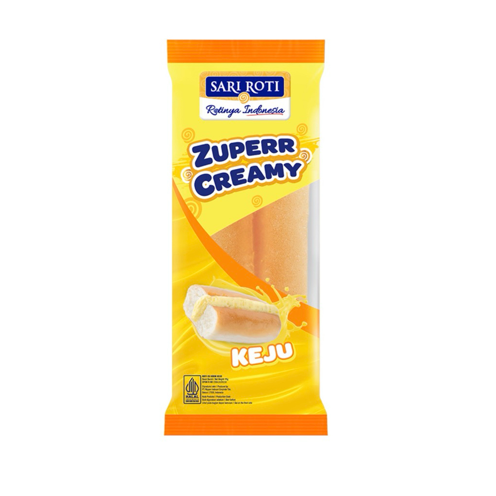 Jual Sari roti zuperr creamy isi keju 55 gr | Shopee Indonesia