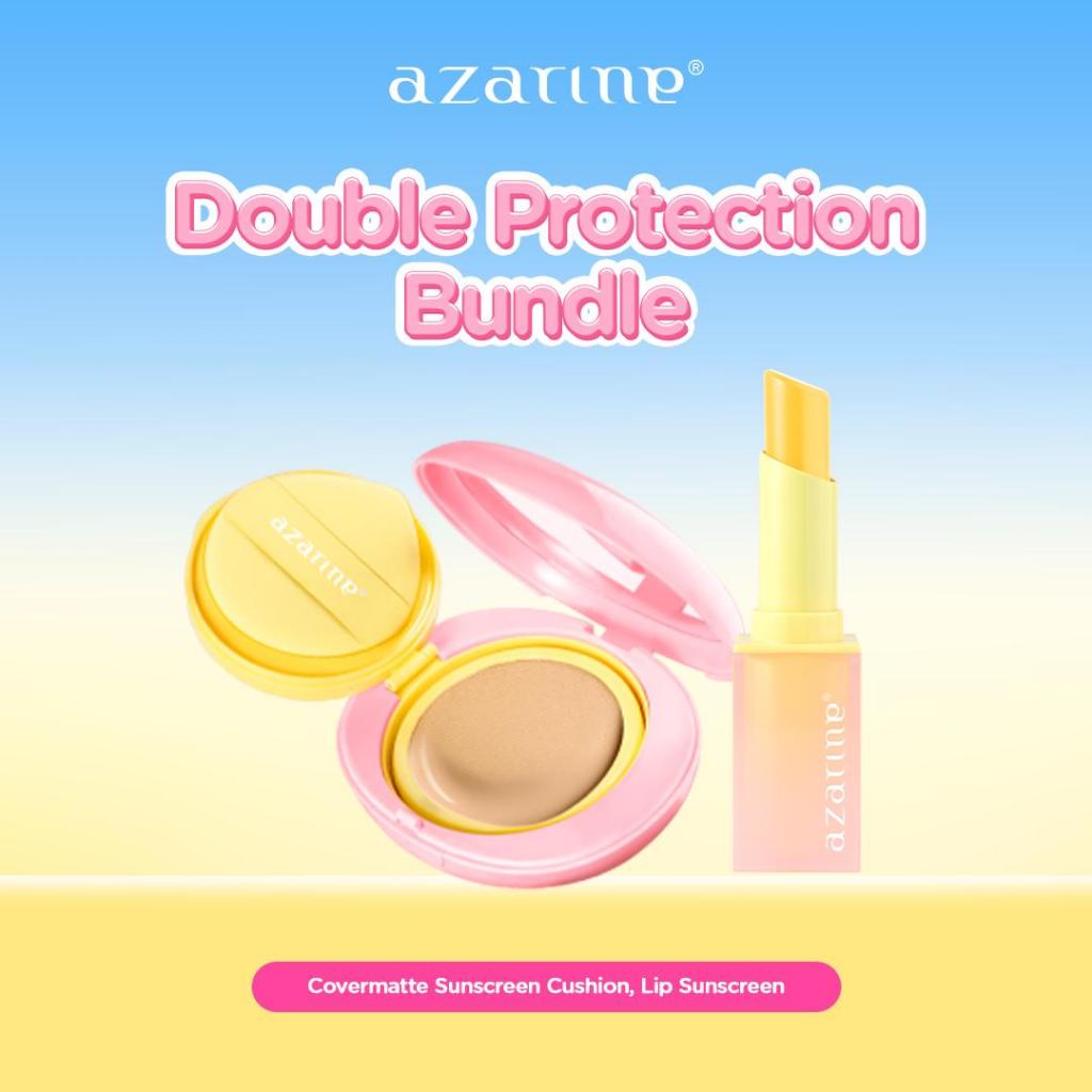 Jual Azarine Double Protection Bundle [2 PCS] Covermatte Cushion ...