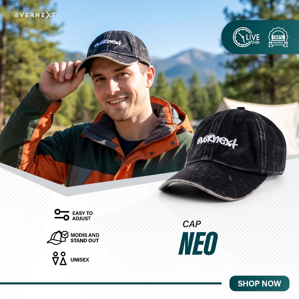Jual Evernext - Topi Polos Neo Hat Topi Baseball Pria Topi Snapback ...