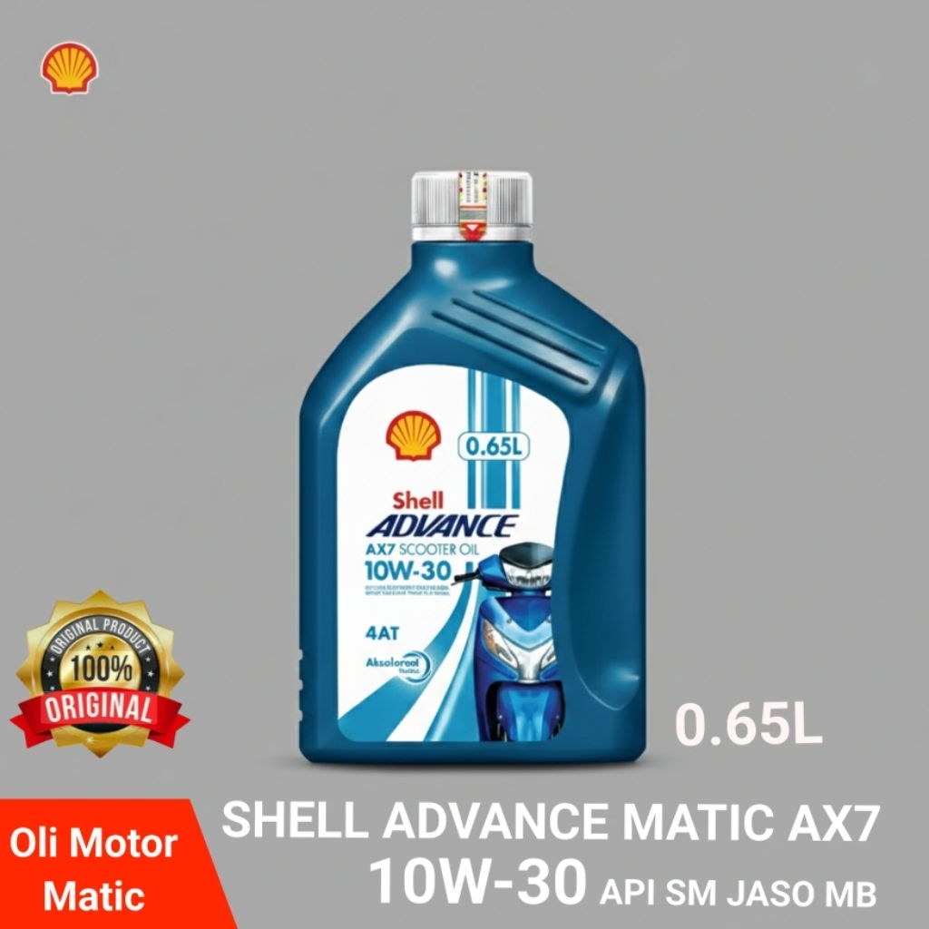 Jual Shell Advance AX7 Scooter 10W-30 (0.65 Liter) Oli Motor Matic ...