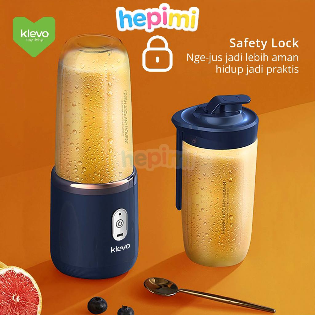Jual KLEVO MIXXO BLENDER JUICER PORTABLE 6 Mata Pisau Juice Cup Mini ...