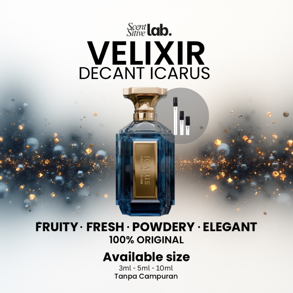 Jual [ BELI 2 GRATIS 1 ]Decant Parfume Velixir ICARUS Original | Parfum ...