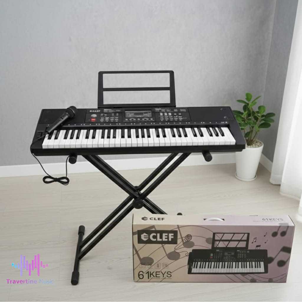Jual Keyboard Mini Merk Clef Original 61 Keys | Shopee Indonesia
