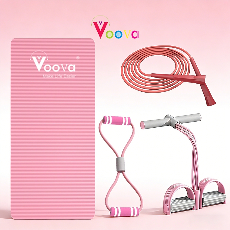 VOOVA Fitness Set: 4 In 1 Bundling Alat Olahraga Serba Guna untuk Hidup Lebih Sehat dan Aktif