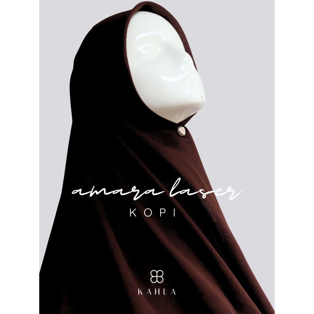 KAHLA Amara Voal Miracle Syari 140x140 Lasercut Hijab Segi Empat Voal Arabian Premium Jumbo
