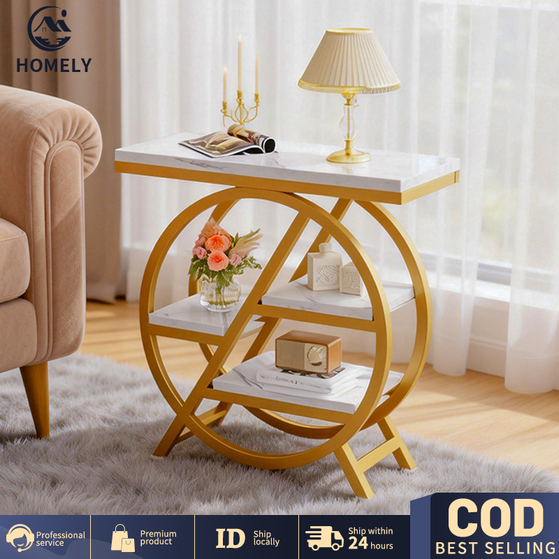 COD Meja Pintu Masuk Minimalis Rak Display untuk Teras & Foyer Meja Hias Ruang Tamu Meja Samping Minimalis Meja Sofa Meja Tamu
