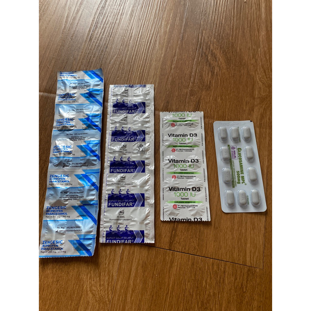 Jual paket 4 vitamin pereda nyeri gigi sakit kepala pegal linu ...