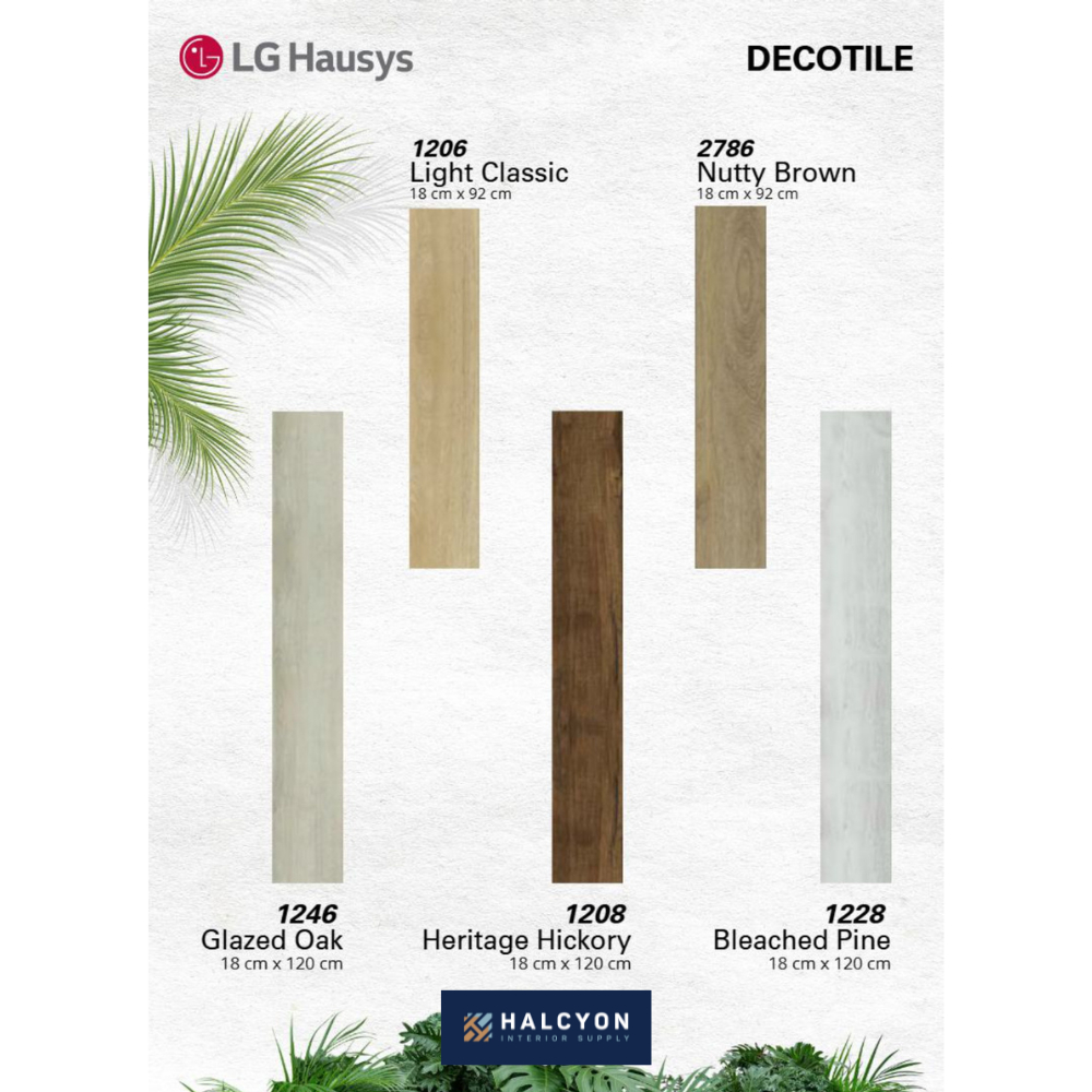 Jual Vinyl LG Hausys Decotile 3mm - Made In Korea - Lantai Kayu Vinyl ...