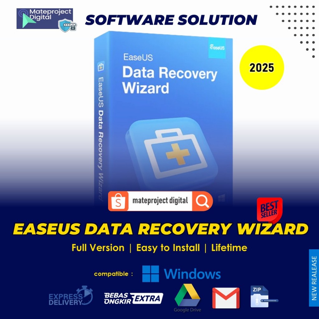 Jual ORIGINAL LICENSE KEY EaseUs Data Recovery Wizard 20 v2025 Full ...