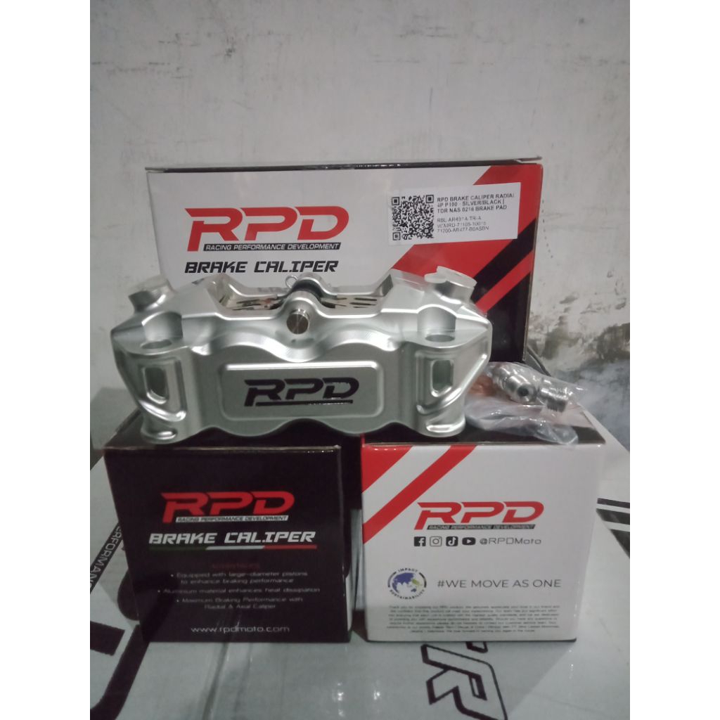 Jual KALIPER RPD GENESIS 4 PISTON UNIVERSAL | Shopee Indonesia