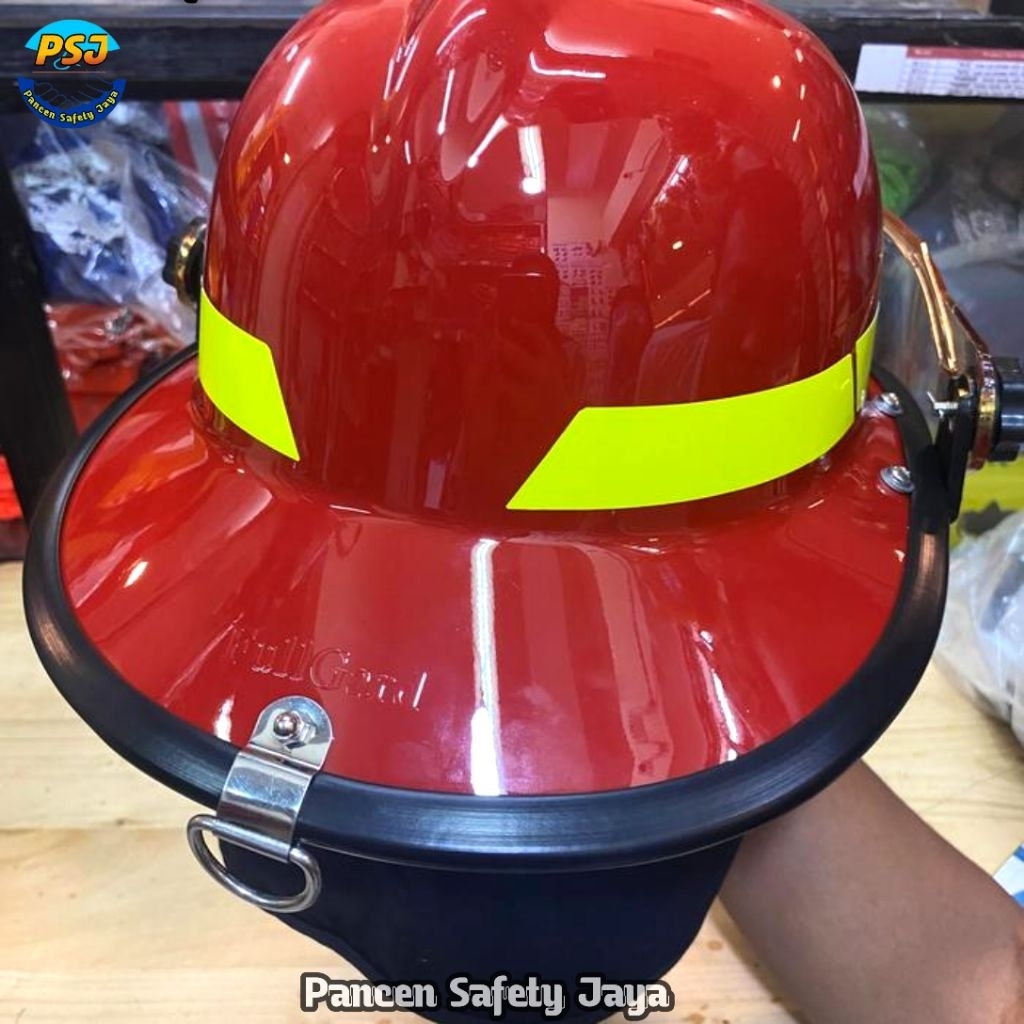 Jual Helm Pemadam Kebakaran SOS Fullgard Original | Helm Damkar Safety ...