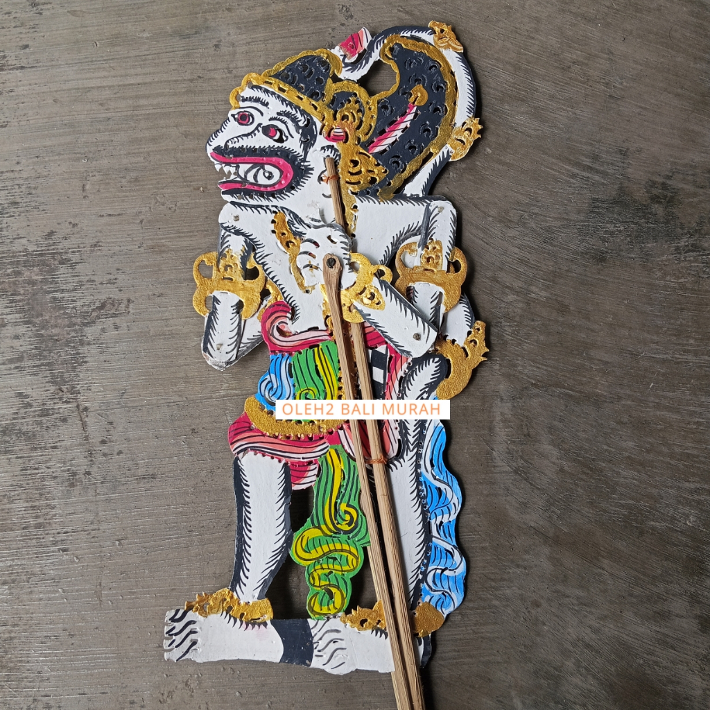 Jual Wayang Tradisional Bali Aneka Tokoh Raja– Kertas Solek Menyerupai ...