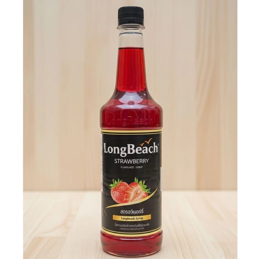 Jual LongBeach - Syrup Strawberry 740ml - Perasa Minuman Sirup Rasa ...