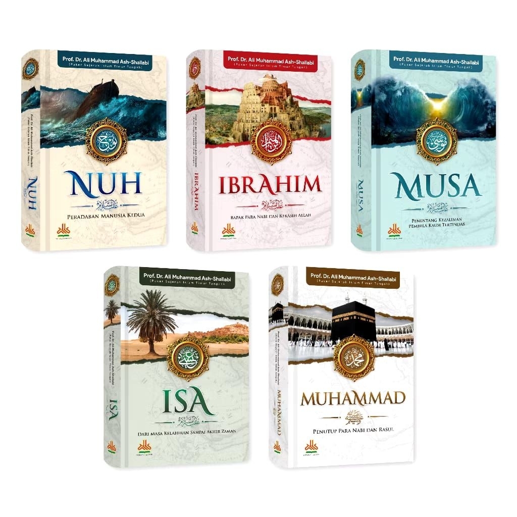 Jual Paket Lengkap Ulul Azmi 5 Jilid Nabi Muhammad, Nabi Musa, Nabi Nuh ...