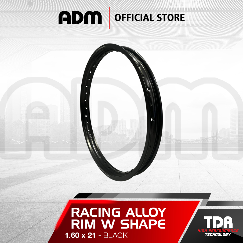Jual Velg / Rims TDR Alloy W Shape 1.60 x 21 Black (36 Holes) | Shopee ...