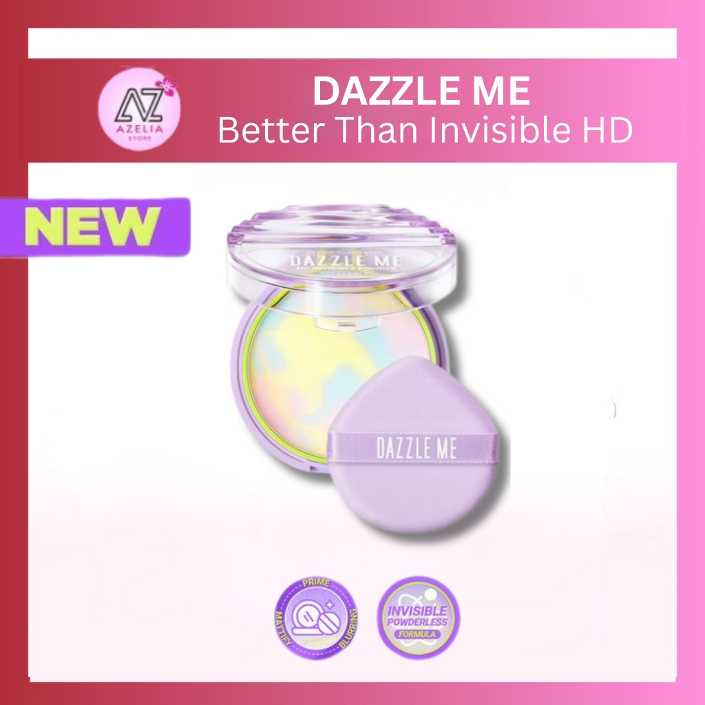 Jual Dazzle Me HD Invisible Powder 24H Oil Control | Shopee Indonesia