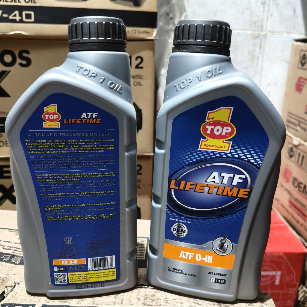 Jual Oli ATF TOP 1 DEXRON III Lifetime 1L Original | Shopee Indonesia