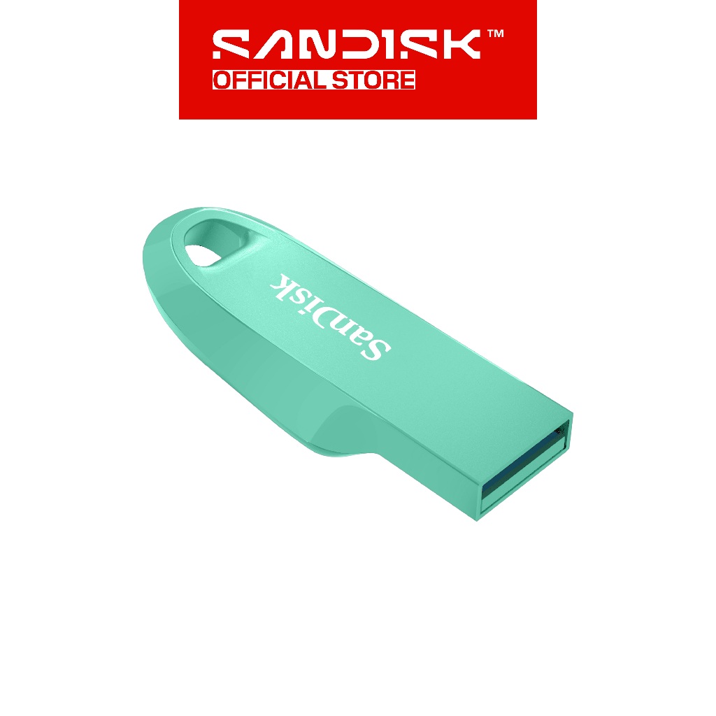 SANDISK CZ550 Ultra Curve 32GB USB 3.2 Mint Green / Hijau (Up to 100MB/s) - Flashdisk (3)